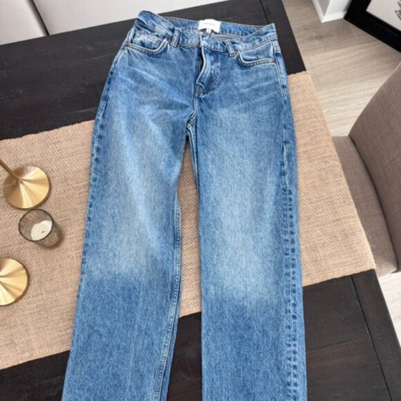 Reformation Denim - Reformation Abby Low Rise Straight Jeans